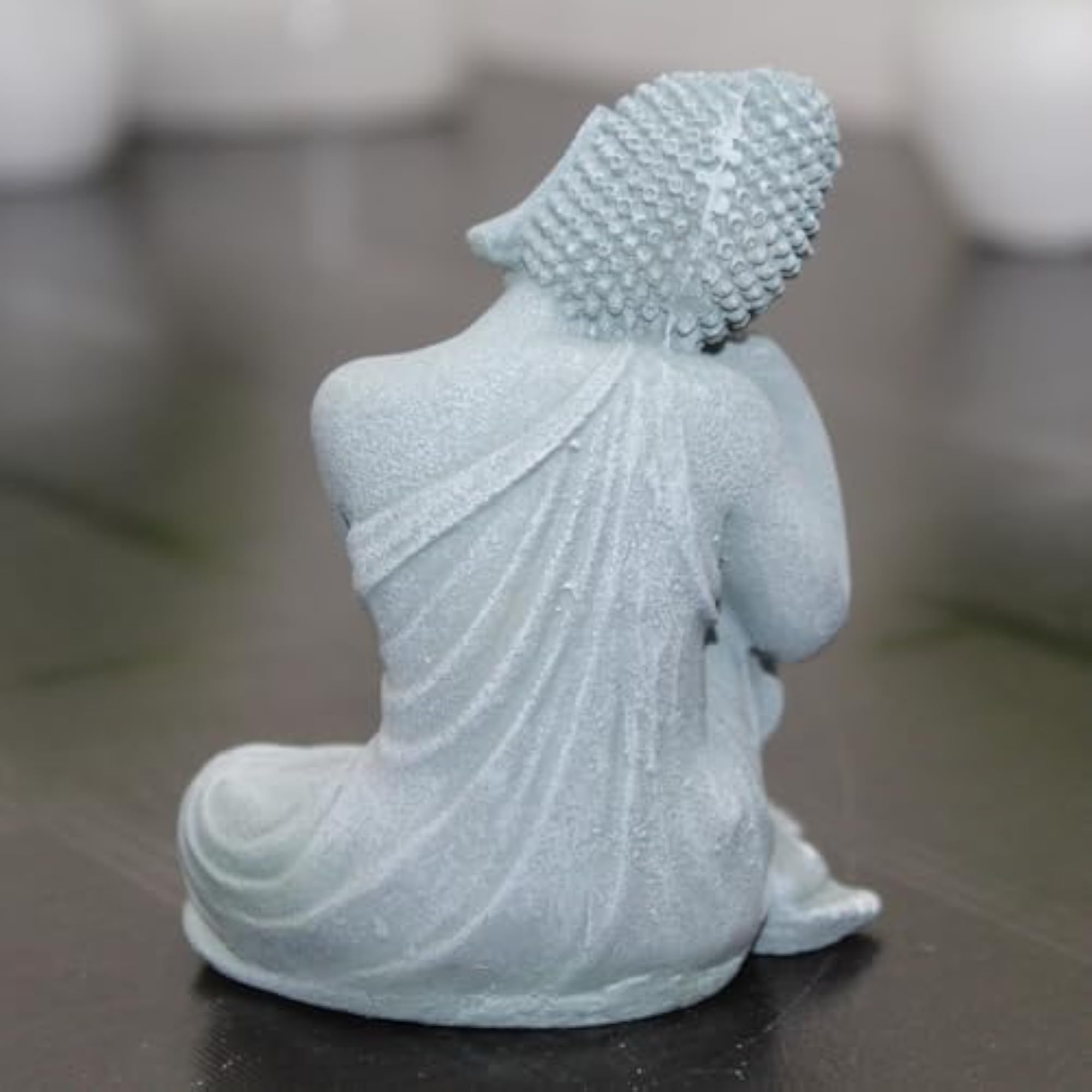 Thinking Buddha Premium Handcrafted Polymarble Meditation Statue