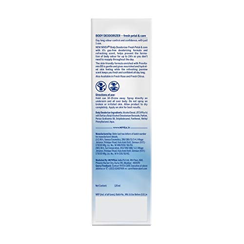 Image of Nivea Fresh Petal & Care Deodorant for Unisex,120 ml (Pack of 1)