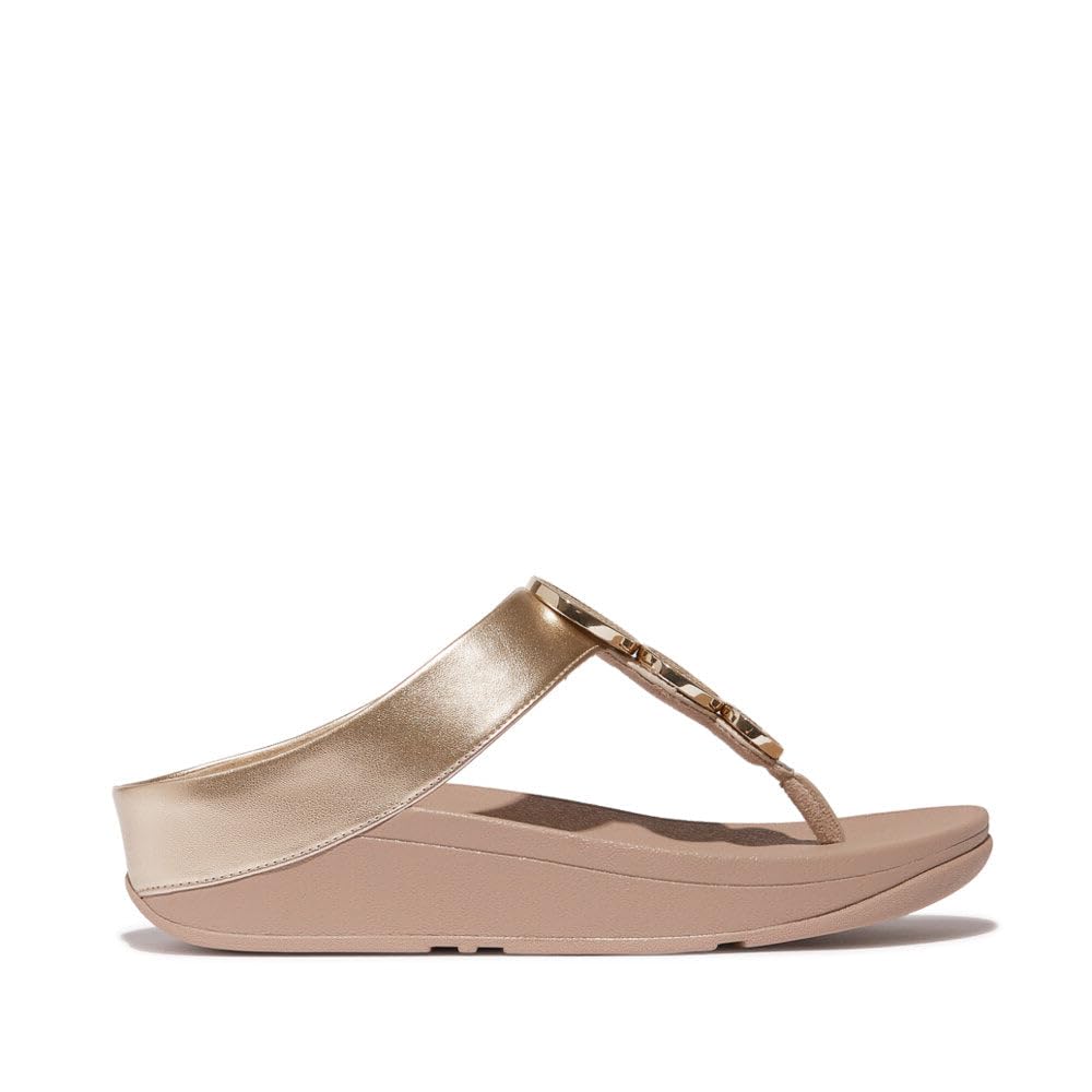 Fitflop HALO BEAD-CIRCLE METALLIC TOE-POST SANDALS