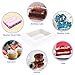 Huoshange 6 Pack 19x14x4 Inch Auto-Popup Large Rectangle Cake Boxes with Thick Cake Boards, Half Sheet Bakery Boxes for Pastry Baking,Cupcake,Muffins & Pie