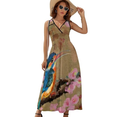 Robe d'été sans manches fluide pour rester fraîche en maxi - 6