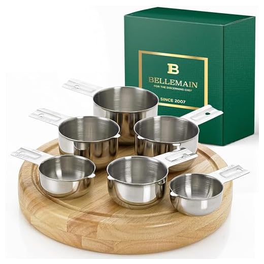 Bellemain 6-Piece Stainless Steel Measuring Cups