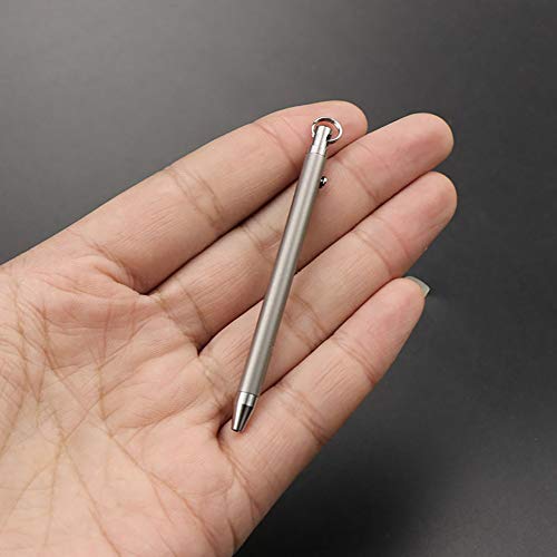 TISUR Titanium Bolt Integrated Toothpick and Holder Keychain Ultralight Travel Kits (Gray) - Thumbnail 5