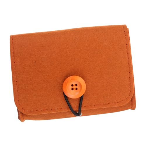 Gatuida Bolsa de Almacenamiento de Aceites Esenciales Fieltro Organizador de Botellas para Aromaterapia para y Color Marrón