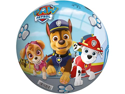 John 50952 Ball-9 23 cm Spielball Vinylball Kinderball Mehrfarbig Buntball Paw Patrol 9’’ bunt