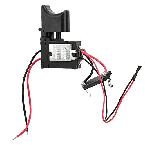 Nannigr Drill Switch Assembly,Electric Drill Switch,Cordless Drill Speed Control Trigger Switch 7.2 V 24 V Lithium Battery Cordless Drill Speed Control With Small Light For Electrical Industrial #TOP26