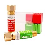 BO WELD Oxygen Acetylene Torch Flashback Arrestors Set, Torch End- 9/16-18UNF Threads Size