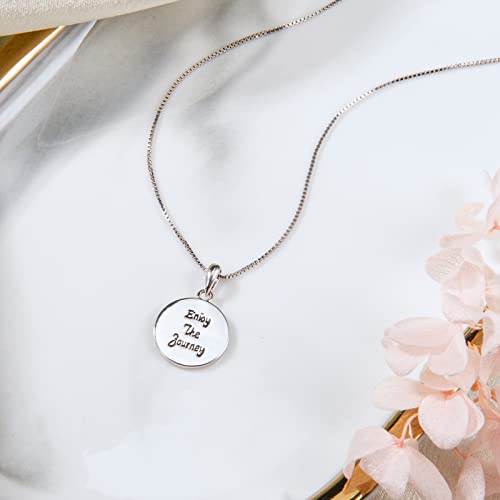 Epirora 2023 Graduation Gifts For Her, Sterling Silver Compass Necklace For Women Girls, High School College Class Of 2023 Graduation Inspirational Jewelry Gifts #TOP5