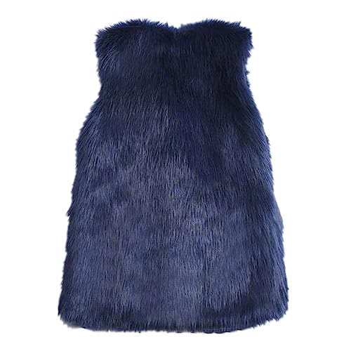 Lisa Colly Women's Autumn Winter Sleeveless Faux Fur Vest Coat Soft Waistcoat Jacket Outwear2