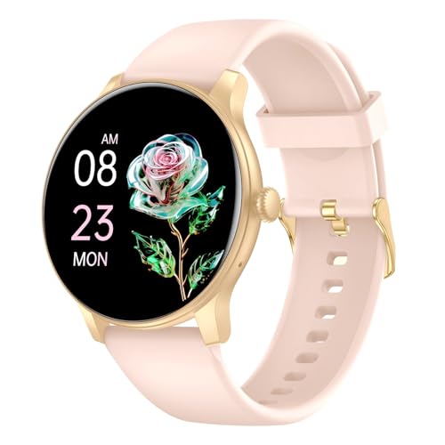 Smart Watch with Bluetooth Calls, 1.38 Smart Watches for Women Men, Fitness Tracker Watch with Heart Rate/Sleep Monitor, 120+ Sports, IP68 Waterproof Step Counter Watch Compatible with Android IOS