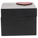 Idéal pour les occasions spéciales : cette boîte en forme de cœur est un choix de pour les occasions spéciales, montrant à vos proches à quel point vous tenez à eux, décoration de la saint-valentin, plat à bijoux en bois