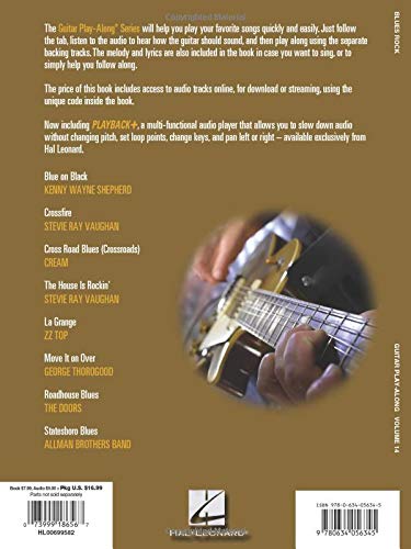 Blues Rock Guitar Play-Along Volume 14 Book/Online Audio (Guitar Play-Along, 14) #TOP1