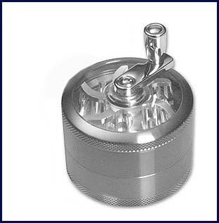 Kurbelgrinder Solid Metal Grinder Mill Height 5 CM, diameter: 6 CM; Siebkam...