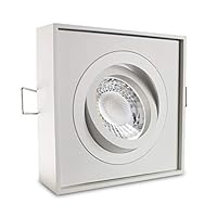 Conceptrun LED Einbaustrahler – Schwenkbarer Downlight, 5W, Warmweiß, 30mm Einbautiefe