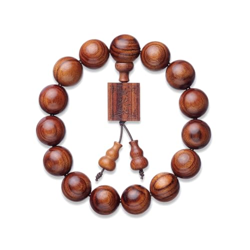 Image of Natural Wooden Adult Bracelet Spring Chain Bracelet, 1pc /pack
