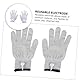 FRCOLOR Einmal Handschuhe Professionelle Elektrodenhandschuhe Bequeme Leitfähige Handschuhe Für Geräte Aus Silberfaser Für Effektive Und Massage Handschuhe Herren