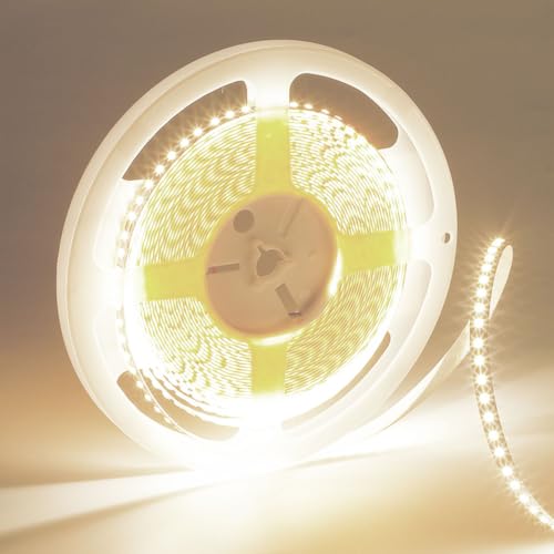Image of AC110-130V LED Strip Lights,Dimmable 10000LM 16.4ft /5m SMD 2835 600 LEDs Waterproof IP68 LED Lights Strip Ribbon, More Brightness Than Low Voltage LED Strip Lights (Natural White 4000K)