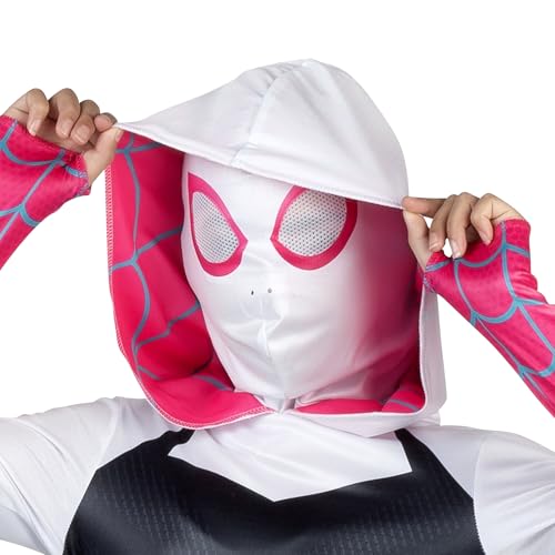 Disfraz oficial juvenil Spider-Gwen de Marvel miniatura 4