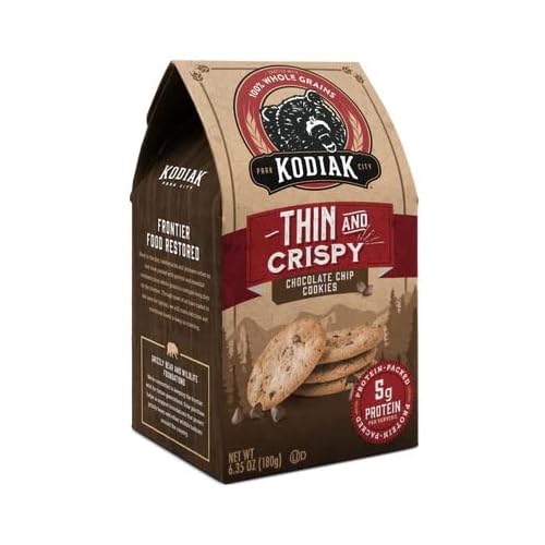 Miniatura 1 de KODIAK CAKES - Galletas finas y crujientes con chispas de chocolate, paquete de 1, 0.57 libras