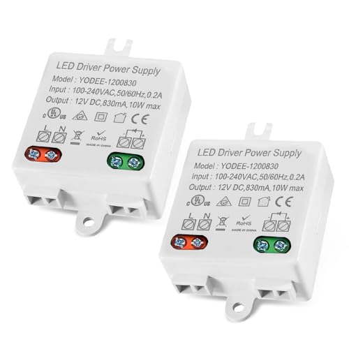 Mini Transformador LED 12v 2 Piezas Transformador