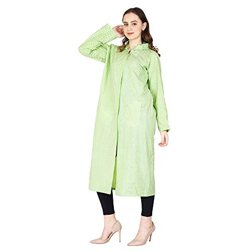 Image of Trendy Women's /Girl Rain Coat /Rain Wear (Along with Cap) Absolute Comfortable and Made with 100% Water Proof Material.