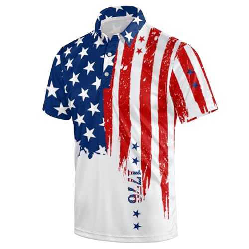 Camisetas polo para hombre, divertidas, de manga corta, secado rápido, para golf miniatura 1