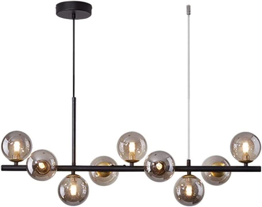 Suspension Spoutnik 9 lumières milieu du siècle pour ambiance salle à manger