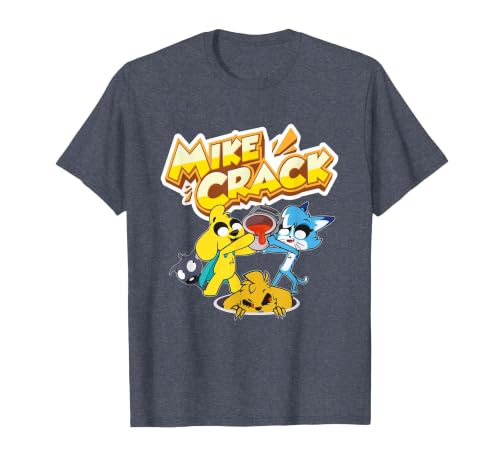 Mikecrack El Youtuber más prro del Mundo T-Shirt, Men, Heather Blue, Medium
