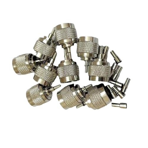 Connecteur de câble coaxial RG316 N mâle sertissage LMR100 RG174 lot de 10 fiches