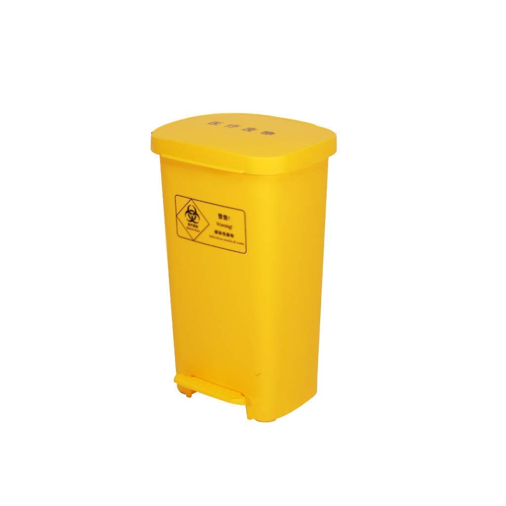 Buy Recycled medical waste bin, large yellow waste bin of remarkable