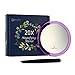 Produktbild Vergrößerungsspiegel mit 3 Saugnäpfen, Silber/Lila/Pink/Blau, zur Verwendung beim Auftragen von Make-up, Pinzette und Entfernung von Mitesser/Blasen. (4 Zoll rund.20-facher, Lila)