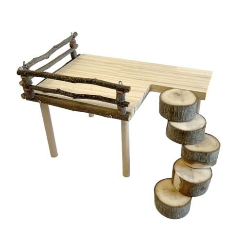 Climbing Ladder Stair Hamster Playgrounds Activity Climbing Platform Toy for Sugar Gliders and Other Small Rodents Small Pet Lad