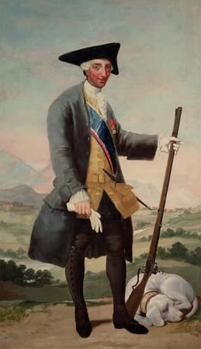 Peinture Poster Peinture sur Toile d'Art Abstrait Roi Charles III