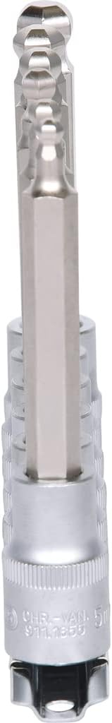 1/2" Bit socket set hexagon, 6 pcs