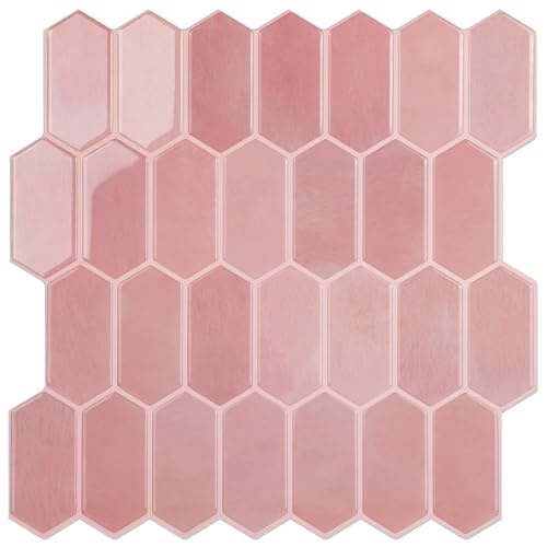 WalDecoo Peel and Stick Tile for Kitchen, Thicker Design 3D
