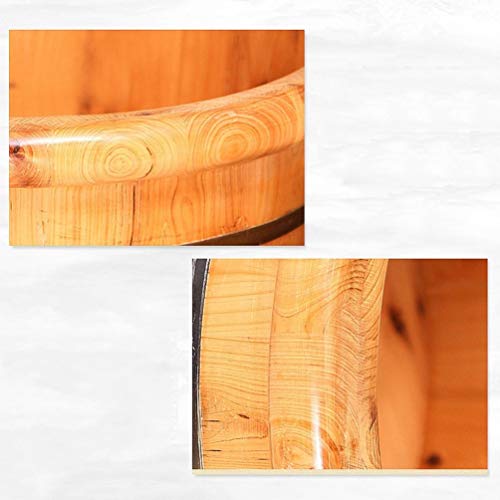 Spa de pies en barril de madera para pedicura miniatura 3