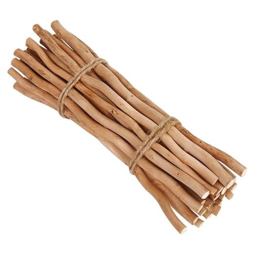 Palos para manualidades 50 piezas ramas madera flotante natural Piezas madera flotante Palos madera para artes, manualidades, pasatiempos, madera para suministro arte Decoración hogar Color registro