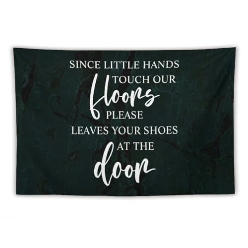 Tapiz para colgar en la pared con tierno mensaje sobre la infancia, decoración para el hogar