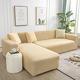 Copridivano elastico con penisola sinistra/destra, antigraffio, protezione per chaise longue 90140 cm, protezione per mobili elegante e durevole