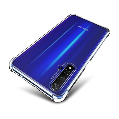 TXLING Huawei Honor 20 For Case Crystal Clear Reinforced Corners TPU Bumper Cushion & Anti-scratch Hybrid Rugged Transparent Panel Cover for Huawei Honor 20 Cover