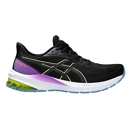 ASICS GT 1000 12 Donna Laufschuhe Schwarz Gelb