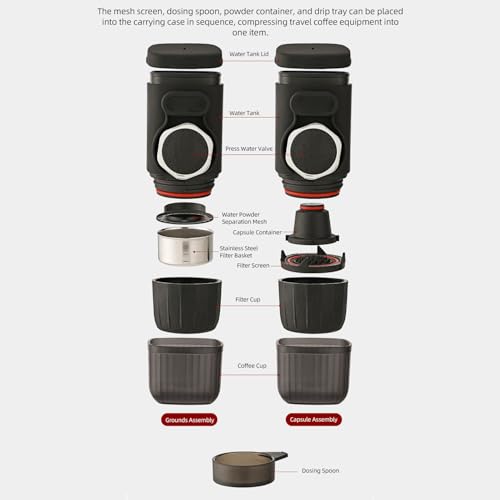 Cafetera portátil de vacío con presión alta 1200 cc miniatura 5