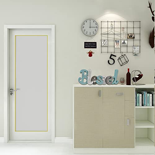 Teal Blessed Wooden Letters Wall Decor Freestanding Cut Out Decorative Wood Word Decor Signs For Living Room Shelf Mantel Table Top Rustic Home Decor #TOP2