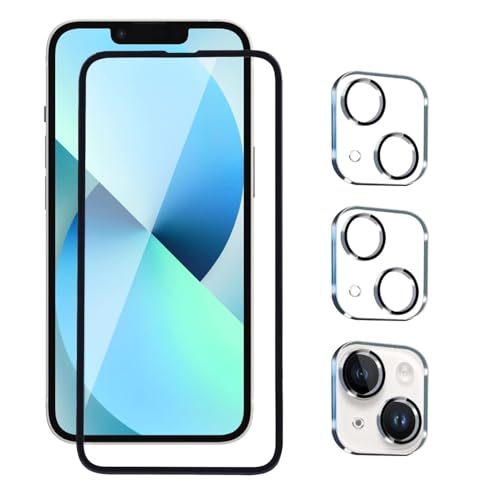Image of Premium Tempered Glass Screen Protector with Camera Lens Protector for iPhone 13 Mini - Ultra-Clear, Anti-Scratch, Easy Installation