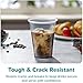 GUSTO Clear Plastic Cups [16 oz - 240 Count] Disposable Cold Drinking Cups for Parties, Events, & Everyday Use - Crystal Clear, BPA-Free, Durable Polypropylene - Formerly Comfy Package