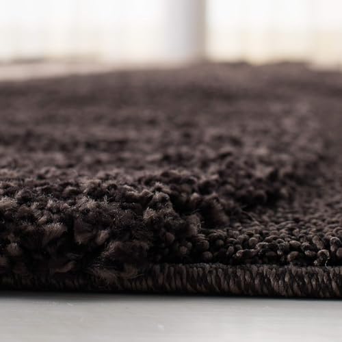 Image of Shaggy Rugs 10 x 13 Feet Soft and Cozy Carpet for Living Room & Hall, Bedroom, and Kids Room Non-Slip, High Pile, Machine Washable, Perfect for Any Room (Brown Multi A)
