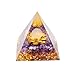Piramide Di Orgone, Piramide Energetica di Orgonite Per Energia Positiva, uso Della Piramide di Cristallo di Guarigione Dei Chakra Per la Meditazione Del Potere Yoga e il Sollievo Dallo Stress immagine