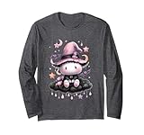 Enchanting Cute Halloween Witch Bats Stars Candy