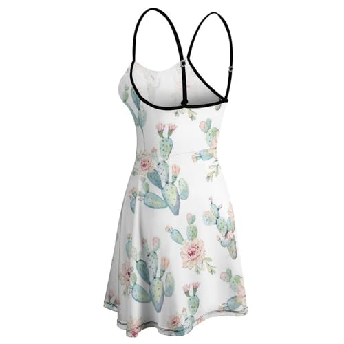 Robe d'été légère avec bretelles spaghetti ajustables