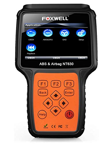 FOXWELL NT630 SRS Scan OBD2 Bi-Directional Automotive Diagnostic Code Reader ABS Auto Bleed
